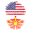 Macédoine drapeau américain, arbre macédoine