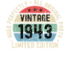 80e anniversaire millésime 1943