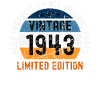 80e anniversaire millésime 1943