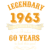 60ème anniversaire millésime 1963