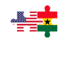 Ghana American Flag, Ghana