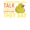 Funny rubber duckling saying