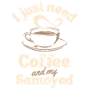 Coffee Samoyed lover