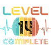 14 anni - 14° compleanno Level 14 Complete Design