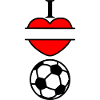 I sign heart football