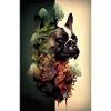 French Bulldog, Modern Art