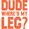 Mec où est ma jambe