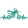 Heartbeat Motorcycle - Motorcross