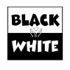 black and white