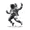Astronaute dansant