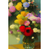 Fleurs et papillon
