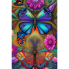Flowers and Butterfly