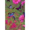 Fleurs et papillon