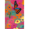 Flowers and butterfly