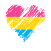 Pride LGBTQ Heart Pansexual