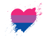 Pride LGBTQ Heart Bisexual