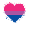 Pride LGBTQ Heart Bisexual