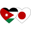 Jordan Japan Flag Heart