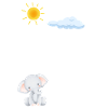 Süßer Elefant