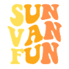 Sun Fun Van | Hippie bølget retro tekster | Rejse liv