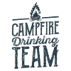 Campfire Drinking Team Camping Camper