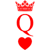 Matching Couple - Queen of Hearts
