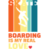 I love skateboarding