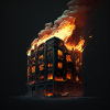 Building fire