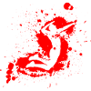 Volleyball Spike Man Rot