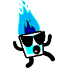 Flaming Shot Glass