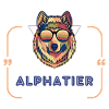 ALPHATIER Wolf Text bunt