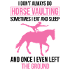 Voltige amusante sur le cheval