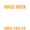Voltige amusante sur le cheval