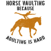 Voltige amusante sur le cheval