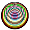 Pop Art psychedelic cat