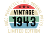 80e anniversaire millésime 1943
