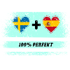 Espagne & Suède 100% Parfait / Cadeau
