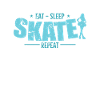 Eat Sleep Skate Repeat Schlittschuhlaufen