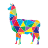 Lama Polygon Low Poly Tier