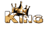 Crown with lettering King