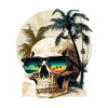 Skull on holiday
