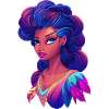 African Black Mermaid