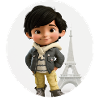 EIFFEL TOWER - Smiling boy - Tourist