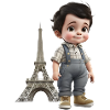 TOUR EIFFEL - PETIT Garçon