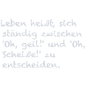 Lebensentscheidungen
