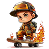 Fire brigade boy