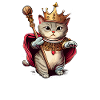 Royal Kawaii Kitten Cat