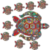 Mehrfarbige Schildkröte