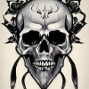 Gothic Totenkopf