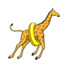 Giraffe Swimming Lifebuoy